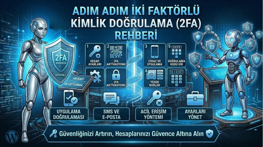 Adım Adım İki Faktörlü Kimlik Doğrulama (2FA) Rehberi 2026