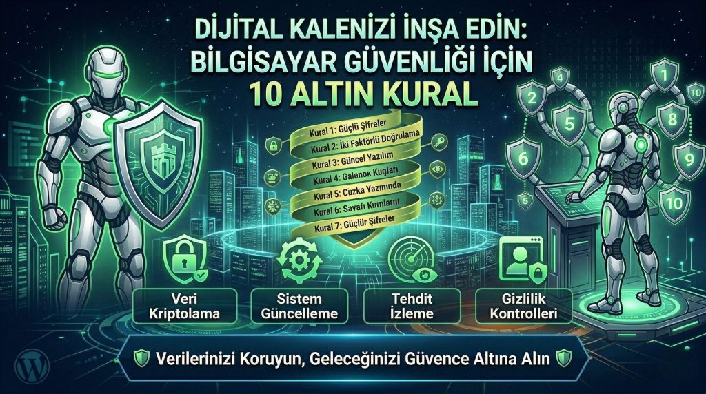 Dijital Kalenizi İnşa Edin: Bilgisayar Güvenliği İçin 10 Altın Kural